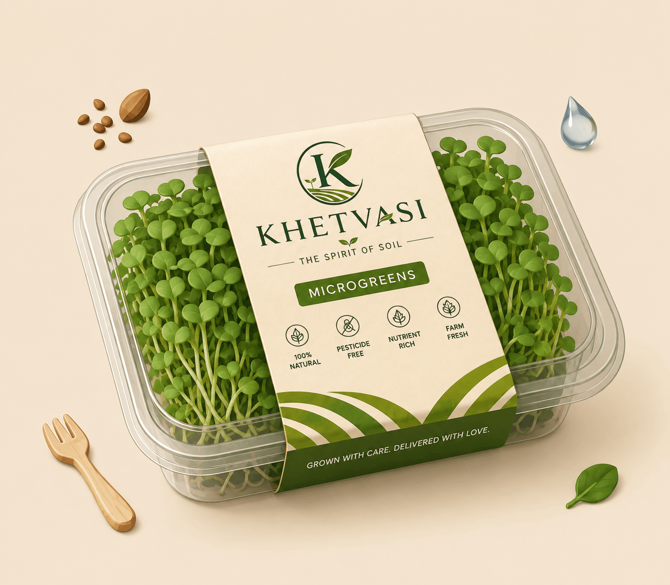 Khetvasi Pea Shoots Microgreens